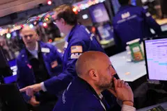 The Dow Jones Industrial Average fell 66.43 points, or 0.20 per cent, at the open to 32,961.06. 