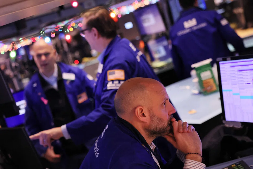 The Dow Jones Industrial Average fell 66.43 points, or 0.20 per cent, at the open to 32,961.06. 