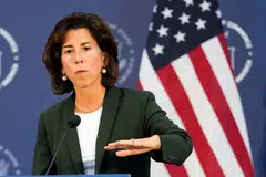 “We don’t have any evidence that they can manufacture seven-nanometre (chips) at scale,” US Secretary of Commerce Gina Raimondo says at a US House hearing.