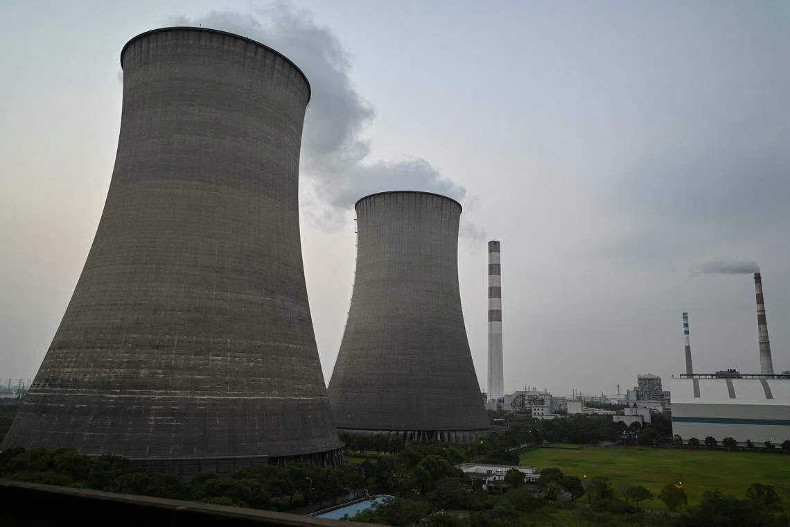 A coal-fired power station in Shanghai. Sunpower chief executive Ma Ming said the group is in a strong position in the longer term “as it has a strong supplier role in the provision of clean steam”.