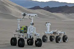 The seven-year-old startup’s robotic arms and rovers can remotely perform routine construction work.