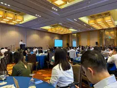 Alvin Tan, Minister of State for the Ministry of Trade and Industry & Ministry of Culture, Community and Youth, gives an opening address without a blazer at the Dec 1 launch event of the Mice Sustainability Roadmap.