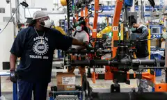 Manufacturing, which accounts for 10.3 per cent of the economy, is being constrained by high interest rates.