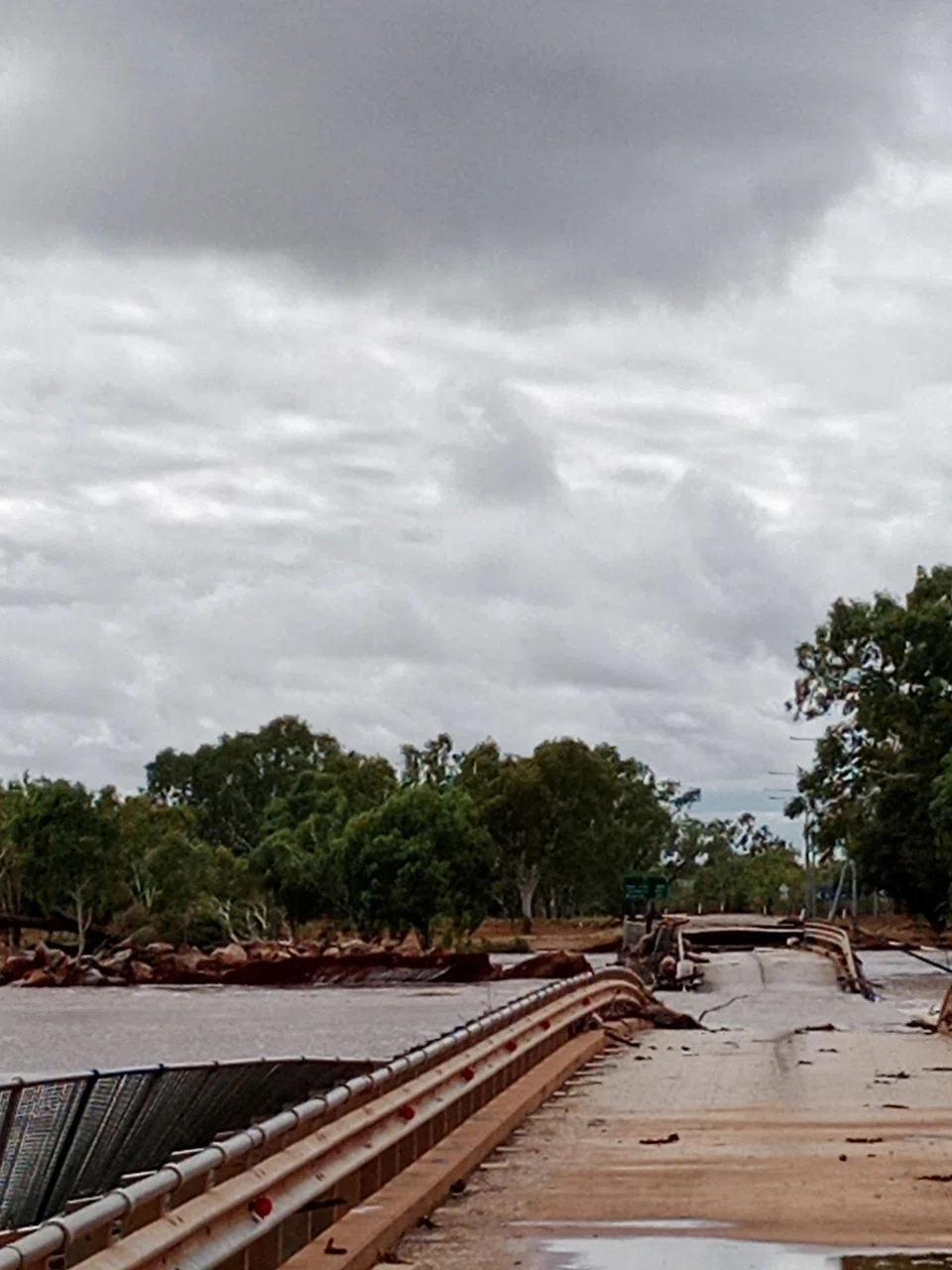The town of Fitzroy Crossing, a community of around 1,300 people, has been among the worst hit, with supplies having to be airlifted in due to flooded roads.
