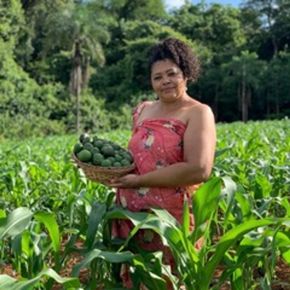 Smallholder farmers, like Sandra Braga here, produce up to 75 per cent of the world’s food, and have the potential to manage billions of tons of carbon assets every day. PHOTO: 