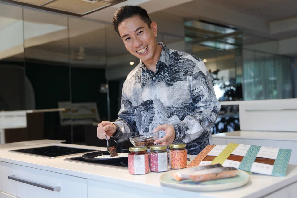 Batu Lesung Spice Company, founded by Jeremy Nguee, saw its sales spike during the 2020 "circuit breaker" as diners began cooking at home instead.