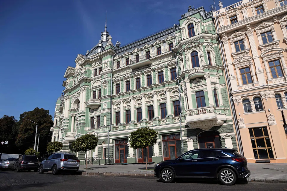 The historic Russov House in the Ukrainian city of Odessa.  Unesco has added the historic centre of Ukraine's port city of Odessa to its World Heritage List despite opposition from Russia. 