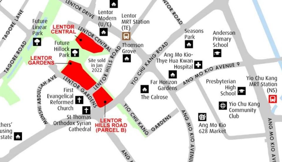 URA said future residents at all 3 sites will enjoy direct access via public transport to Woodlands Regional Centre, the Central Business District and various parts of Singapore.