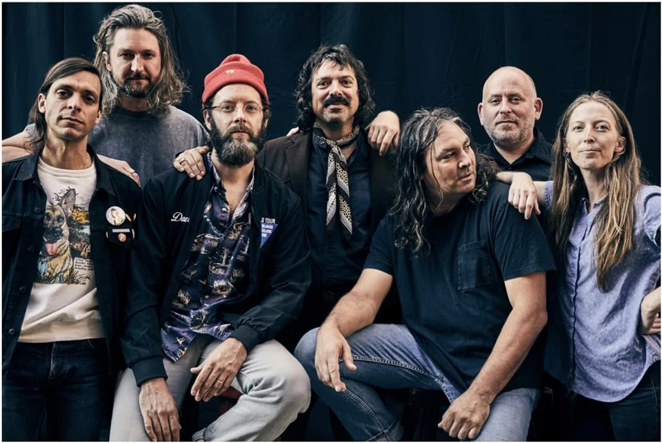 Adam Granduciel (third from right) formed The War on Drugs in 2005 and has been the band's musical driving force. 