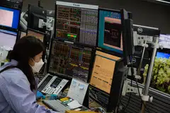 The Kospi rises 25.21 points or 1.11 per cent to 2,293.61.