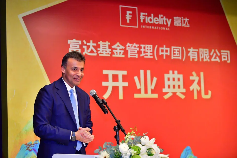 Rajeev Mittal, the Asia-Pacific ex-Japan) managing director of Fidelity International, at the official opening of the China fund management company. Fidelity raised one billion yuan in its first China equity fund launch earlier this year.