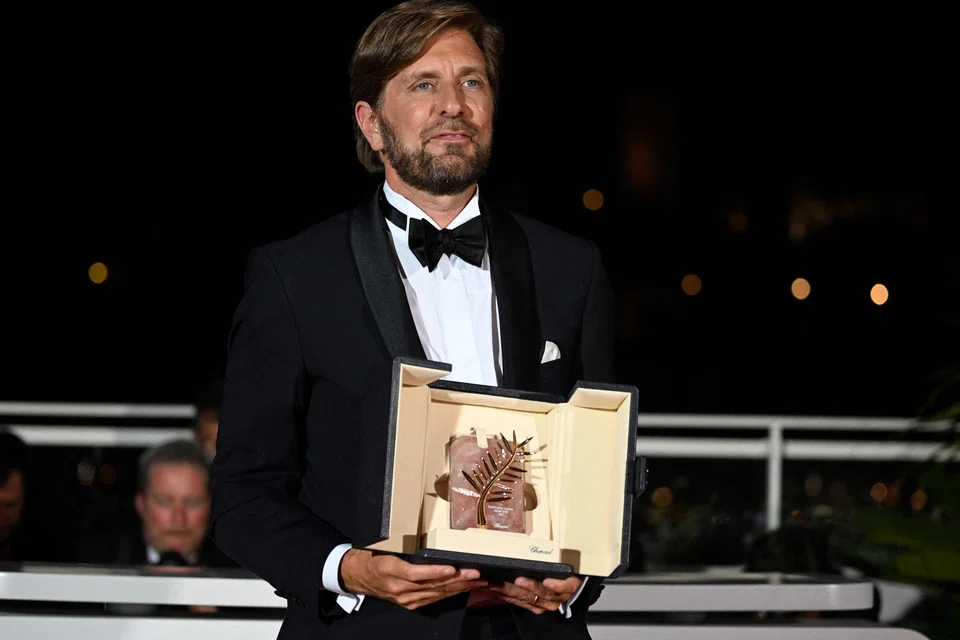 Swedish film director Ruben Ostlund won the Palme d'Or for the film "Triangle of Sadness".
