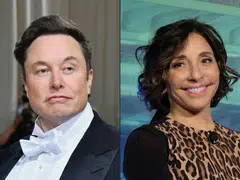 CEO of X Linda Yaccarino (right) defended the safety of the platform as well as Elon Musk’s (left) decision to replace its globally recognised name with X.