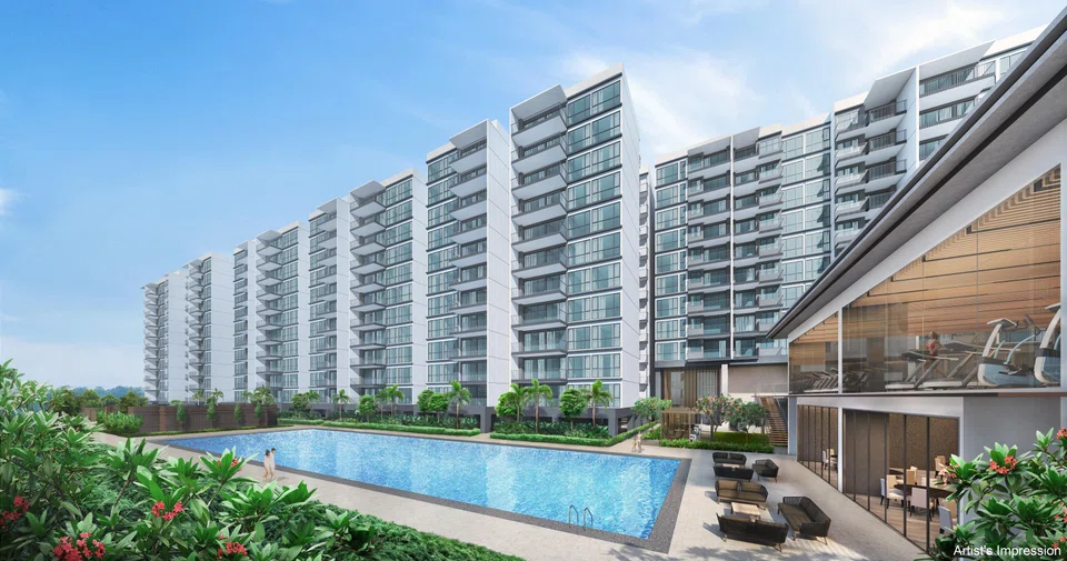 An artist's impression of Treasure at Tampines condominium, one of the top 10 best-selling subsale projects this year. 