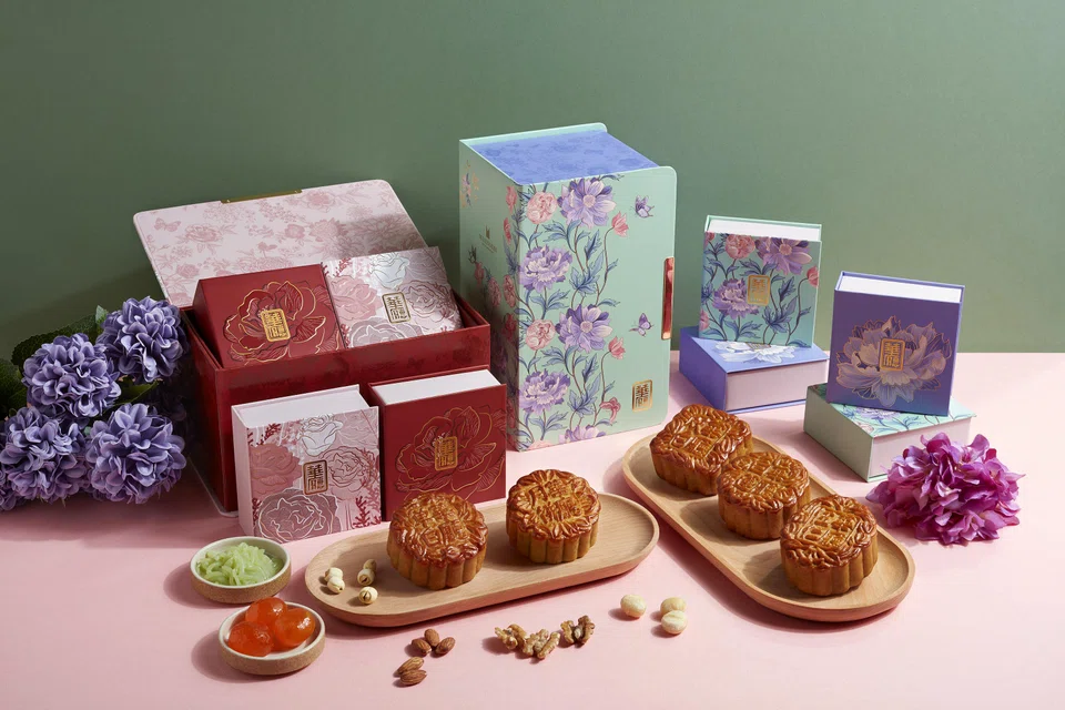 Orchard Hotel's Traditional Baked Mooncakes.