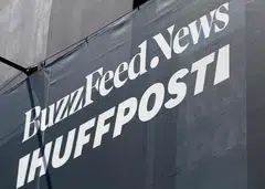 BuzzFeed shares plunged more than 20 per cent on Wall Street following the news it was shutting its news division. 