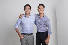 Eduardo Batista (left) and Thai Nguyen of LT Partners. The firm's investors include global search fund investors AIJ Holdings and Ambit Partners; family offices; and individual funds from places such as Europe, Australia, Brazil and the United States.