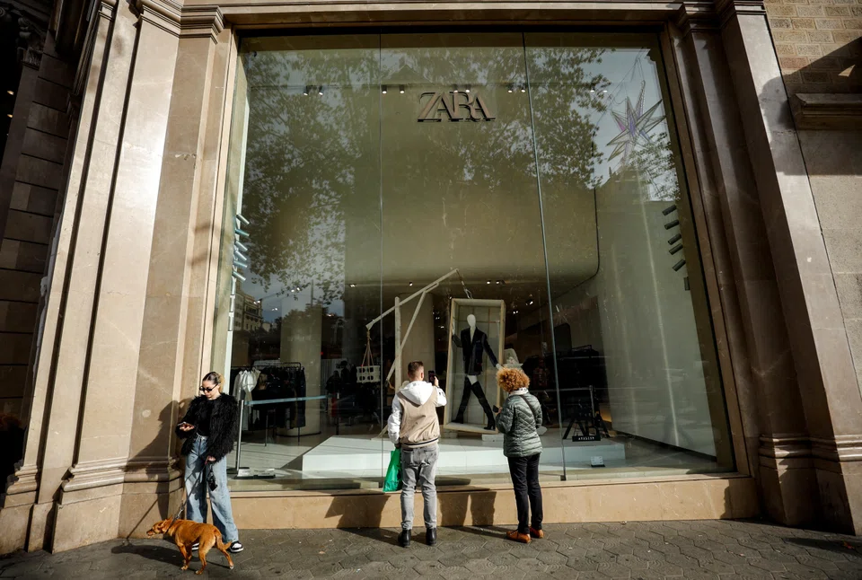 Zara owner Inditex reports a net profit of 4.1 billion euros (S$5.9 billion) for the nine-month period to end-October, up 32.5 per cent from a year earlier.