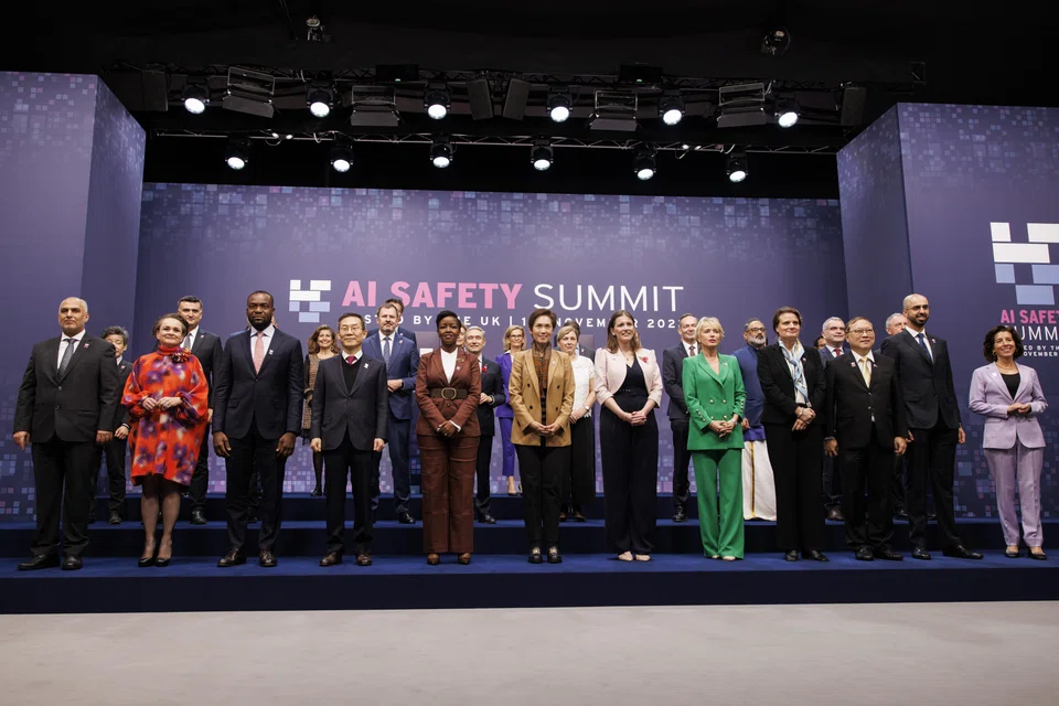 The declaration, by 28 countries in total, was published on the opening day of the AI Safety Summit hosted in Bletchley Park, central England.
