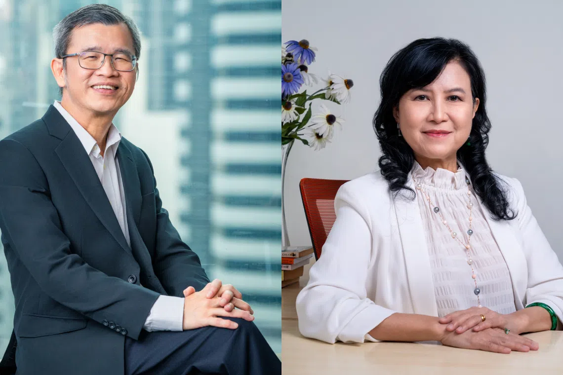 The company's founders are Cheng Shoong Tat (left), who is chairman and chief executive, and his wife, Dr Ong Fung Chin, the company's president and chief medical officer.