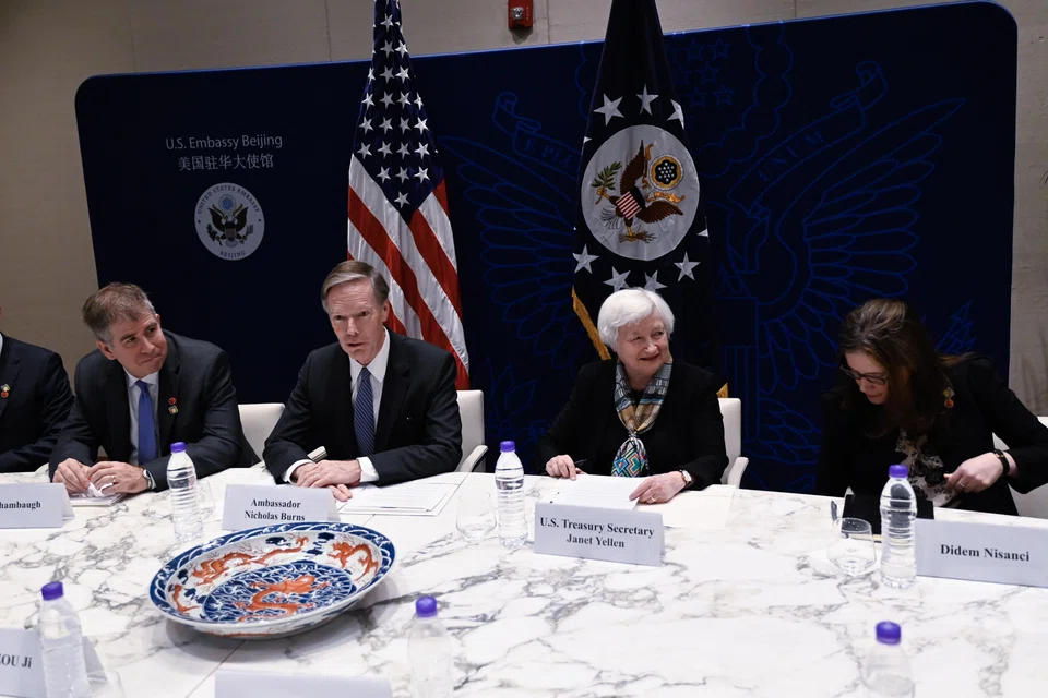 Janet Yellen's comments come as the United States seeks to cool tensions and stress areas of collaboration between the world’s two biggest economies.