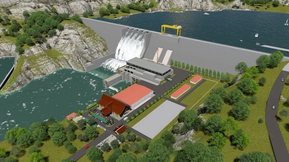 The artist’s impression of the Nenggiri hydropower plant in Kelantan, which is expected to commence operation in 2027.