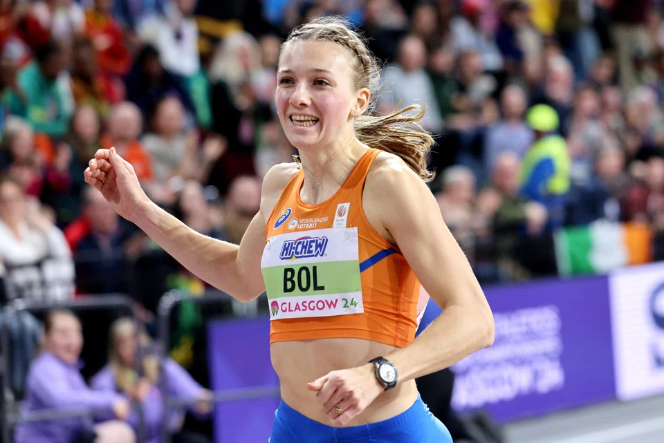 The model is based on data gathered from elite athletes, including the Netherlands' Femke Bol.