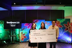 From left:  BT Editor Chen Huifen, Standard Chartered Bank regional head of impact and engagement for Singapore and Asia Tan Wei Zhi, and TRCL CEO Colin Goh.