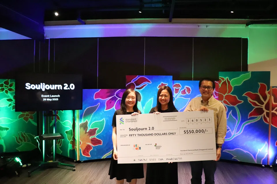 From left:  BT Editor Chen Huifen, Standard Chartered Bank regional head of impact and engagement for Singapore and Asia Tan Wei Zhi, and TRCL CEO Colin Goh.