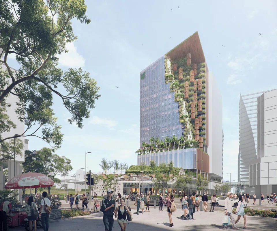 An artist's impression of the proposed hotel that will come up on the Faber House site along Orchard Road. Developer UOL is among the beneficiaries of a recovery in Singapore's tourism industry.