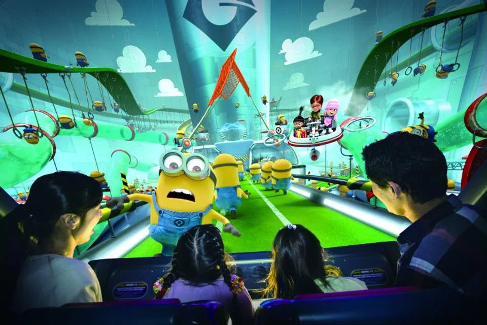 The new Minion Land zone in Universal Studios Singapore, opening in 2024, is poised to be the first attraction in the country powered by renewable energy. 