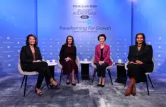 From left: Vicky Hwang, CEO, Chyau Fwu Wine & Spirits; Koren Wines, managing director, Xero Asia; Low Yen Ling, Minister of State for Trade and Industry; Anita Gabriel, senior correspondent, The Business Times.