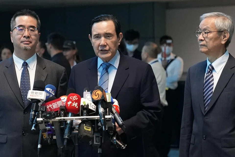Speaking to reporters at the airport before his departure, Ma described his trip to China as “a journey of peace and a journey of friendship”.