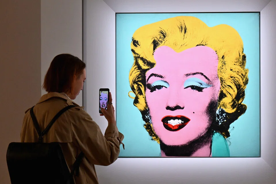 The most expensive painting sold last year was Andy Warhol’s 'Shot Sage Blue Marilyn', which went for US$195 million.