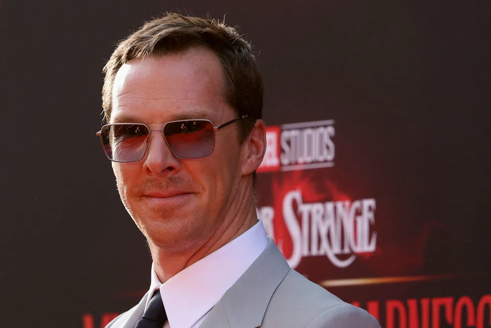 Cast member Benedict Cumberbatch attending the premiere of the film "Doctor Strange in the Multiverse of Madness" in Los Angeles on May 22. 
