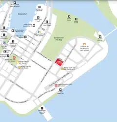 The new launch is next to the upcoming Marina South MRT station.