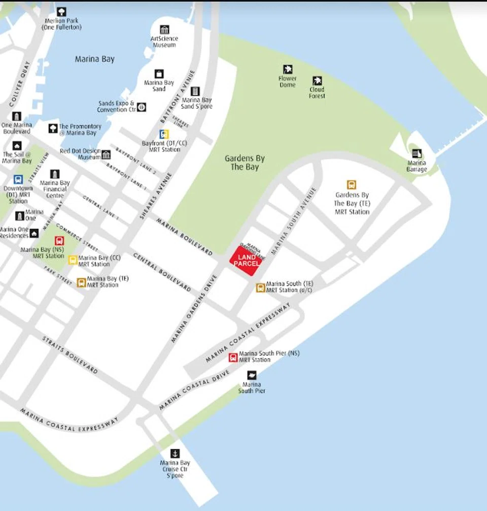 The new launch is next to the upcoming Marina South MRT station.