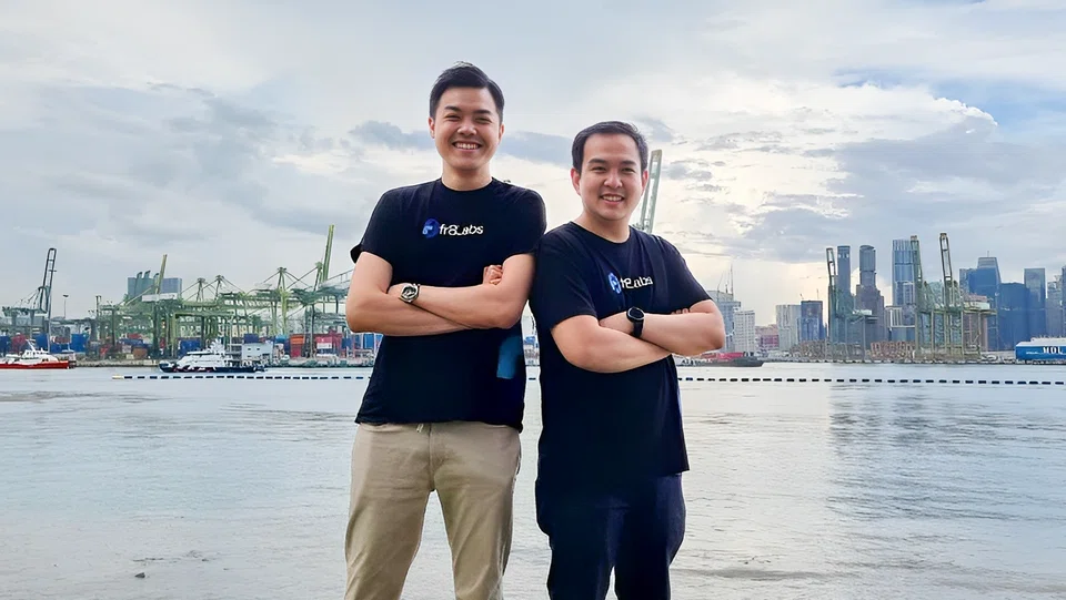 Felix Lu, chief product and technology officer and Glenn Lai chief executive officer of Fr8Labs