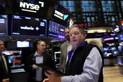 The Dow Jones Industrial Average rose 178.35 points, or 0.54 per cent, at the open to 33,028.09. 