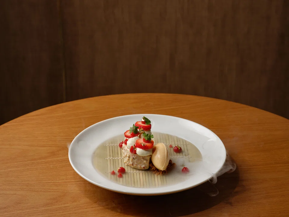 Japanese strawberry cake.