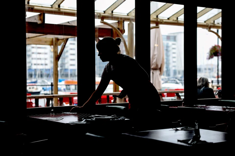 The improving mood in the services industry offset pessimism among manufacturers.