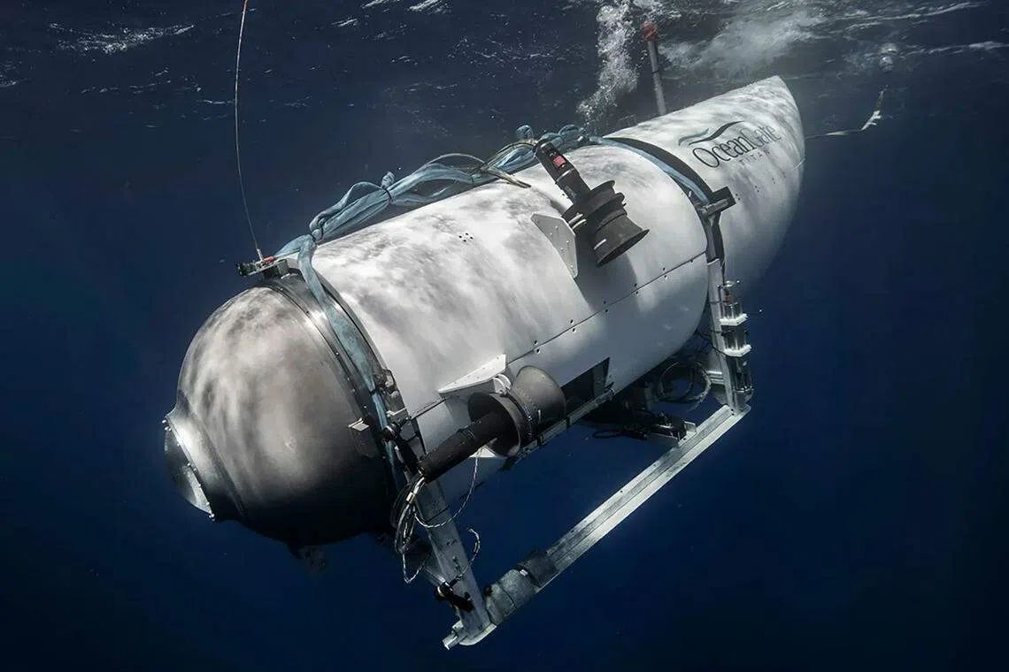 According to the website for the tourism company operating the Titan, OceanGate Expeditions of Everett, the missing vessel is a submersible capable of taking five people.