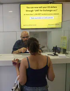 Lebanon’s banking sector is now widely despised and avoided, and money transfer agencies are filling the gap, also offering currency exchange, credit card and tax payment services and even setting up wedding gift registries.