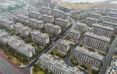Residental buildings in Huaian, in China's eastern Jiangsu province. The authorities support the “reasonable” extension of existing real estate development loans and trust loans, said a statement on the website of the People's Bank of China.  
