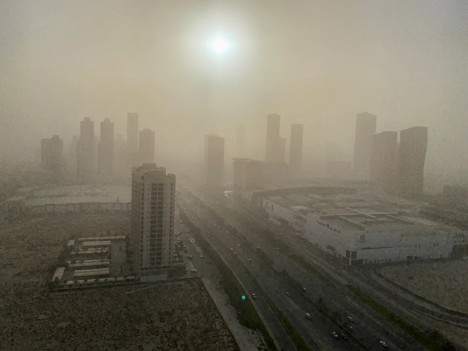 A sandstorm in Manama, Bahrain, on May 17, 2022. 