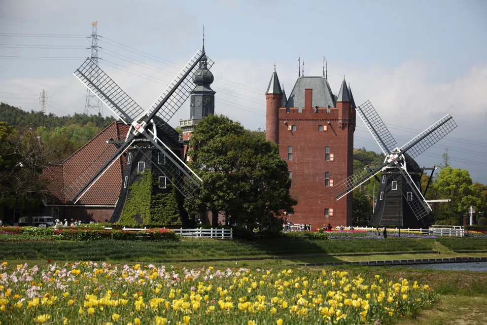 Located in Nagasaki prefecture, the Huis Ten Bosch theme park spans 376 acres and has 5 hotels. It welcomed more than 2 million visitors annually from Japan and abroad before the pandemic.