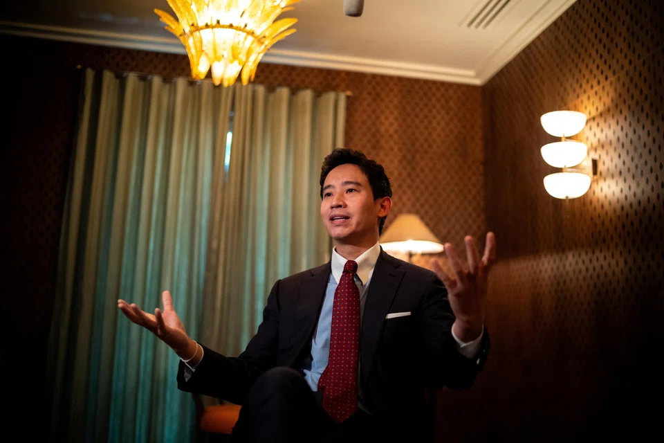 Pita Limjaroenrat of the opposition Move Forward Party is ranked first with an approval rating of 42.75 per cent in a quarterly survey by the National Institute of Development Administration, up from 39.4 per cent in the last poll. 