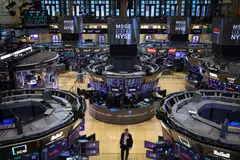 The Dow Jones Industrial Average fell 6.81 points, or 0.02 per cent, at the open to 32,805.69.