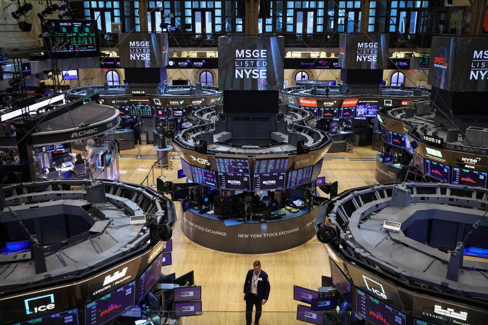 The Dow Jones Industrial Average fell 6.81 points, or 0.02 per cent, at the open to 32,805.69.