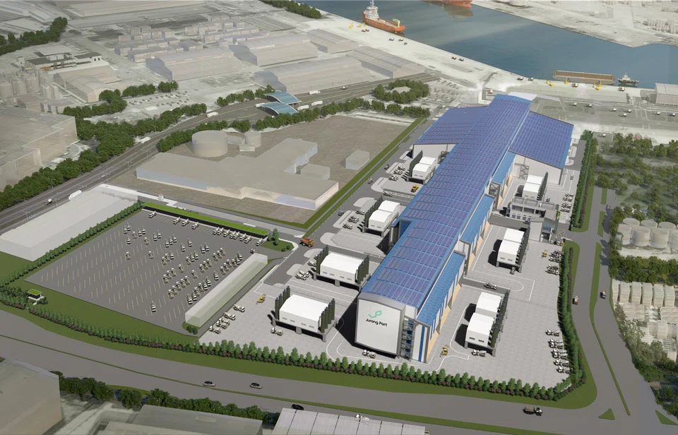 A new Integrated Construction Parks (ICPs)will be located at Jurong Port, which will host facilities such as aggregate terminals, aggregate storage yards, ready-mix concrete batching plants and precast plants in a single location for greater synergy across the construction value chain. 